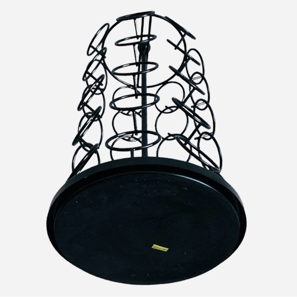 COFFEE Capsules Carousel Stand 35 Coffee Pod Pack Holder Storage Black Organizer - Picture 5 of 5